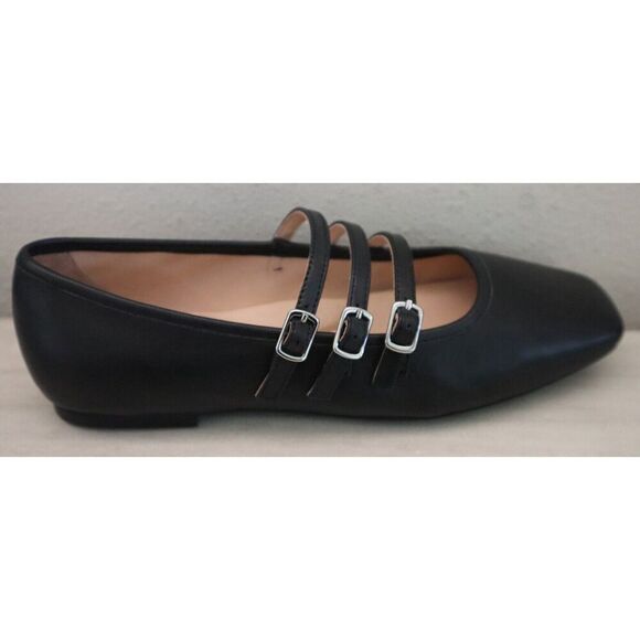 Matisse 83512921 Women's Sz 7M Black Leather Nova Slip-On Ballet Flats - Picture 8 of 10